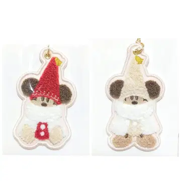 릴루리루 키체인 빨간색 화이트 디즈니 크리스마스 2025