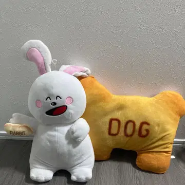 타베코 동물 봉제 인형 세트 토끼 공식 굿즈