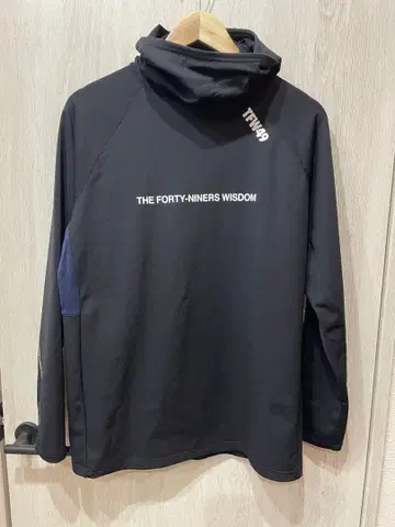 TFW49 LS BRUSHED HOODIE BK x NV 사이즈 M
