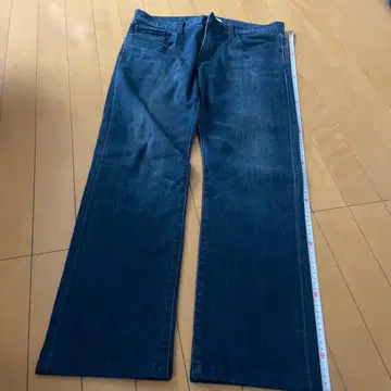 다크 블루 스트레이트 데님 팬츠 허리 82cm