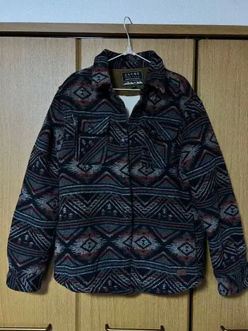 Jachs 기하학 패턴 셔츠 자켓