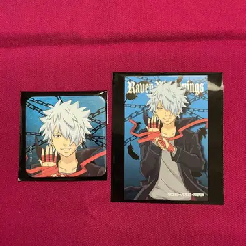 사이키 쿠스오의 재난 난자타운 카이토 슌 캔뱃지 스티커