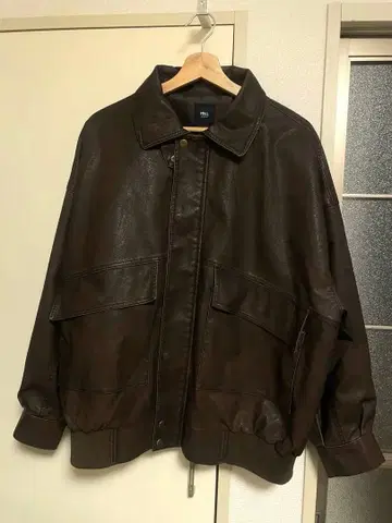 히요쿠 디자인 빈티지 라이크 오버 사이즈 블루종 브라운 계열 1