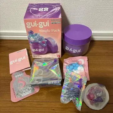 구이구이 슬라임 04 스플래쉬 돌고래 클리어 퍼플 guigui 슬라임