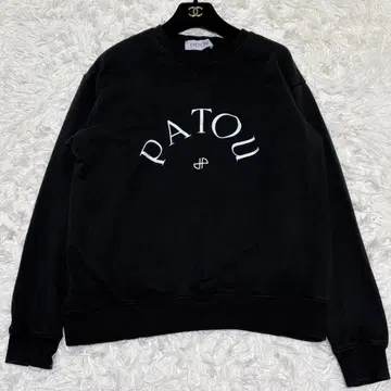 PATOU 파투 L 로고 맨투맨 트레이닝복 긴팔 리브