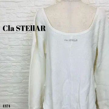 Cla STEllAR 클래스텔라 니트 티셔츠 화이트 1374