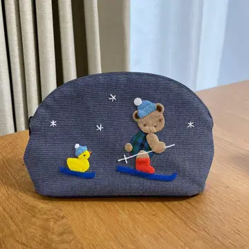 [ familiar ] 자수 파우치