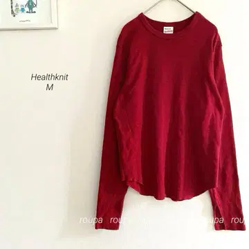 Healthknit 클래식 플라이 크루넥 긴팔 T셔츠 1641