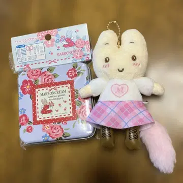 마론 크림 소잉 세트 & 마스코트