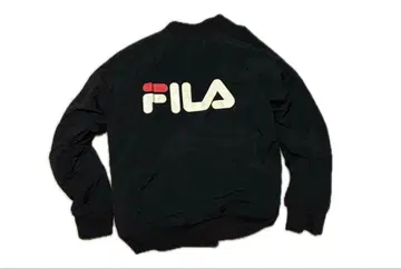 FILA 지퍼 리버서블 점퍼 자켓 블랙
