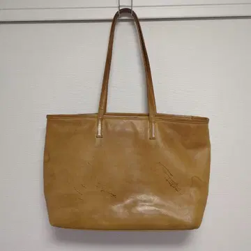 천연 가죽 카멜 가죽 토트백 A4