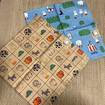 미피 캐릭터 손수건 2장 세트