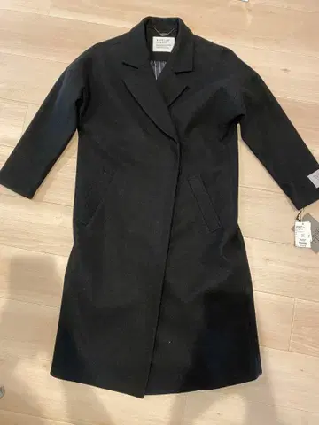 베이플로우 오버 체스터 코트 블랙