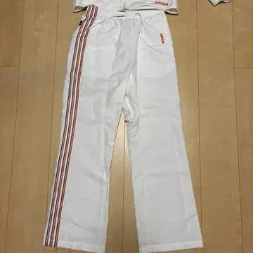 adidas 화이트 스트라이프 상하의 세트