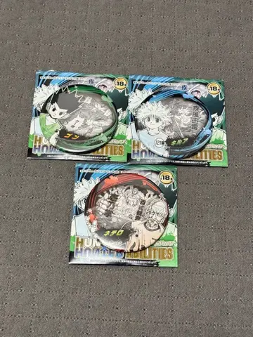 HUNTER x HUNTER 컬렉션 캔뱃지 점페스 곤 키루아