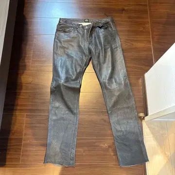 Lee Riders 블랙 가죽 팬츠 34 사이즈