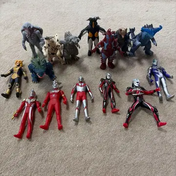 [레어] 울트라맨 괴수 미니 소프트 비닐 시리즈 묶음 판매