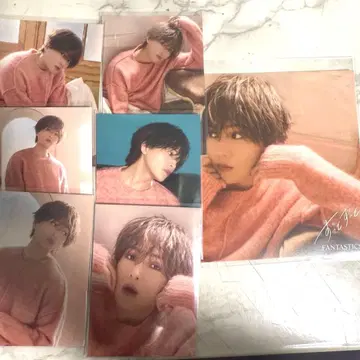 야기 유세이 쭉쭉 트레이딩 카드 6장 + 아더 자켓