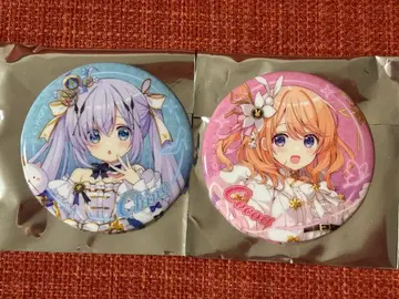 주문은 토끼입니까? 아토레 캔뱃지 치노 코코아 2점