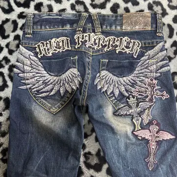 RED PEPPER 로우웨스트 플레어 데님 36