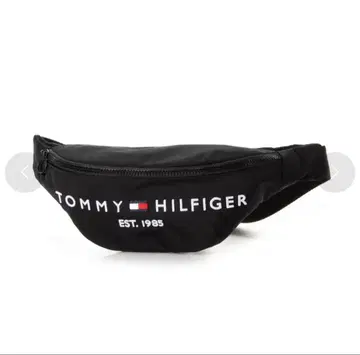 TOMMY HILFIGER 블랙 웨스트 파우치