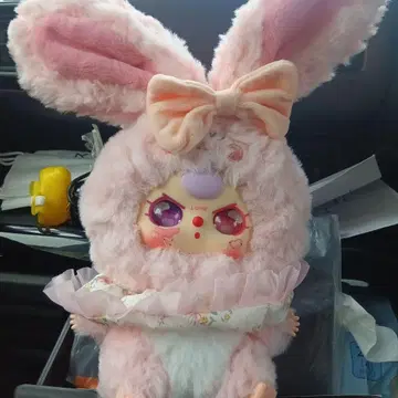 핑크 토끼 봉제 인형