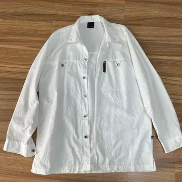 PHAT FARM 화이트 코튼 워크 자켓 XXL