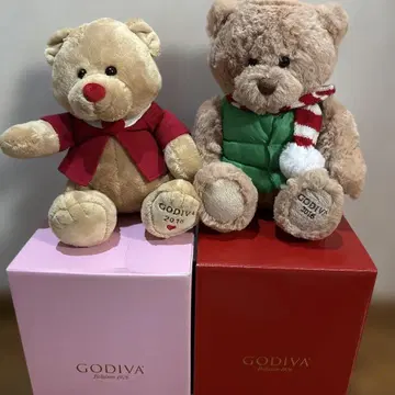 GODIVA 2016 봉제 인형 세트