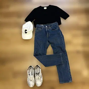 LEVI'S 501 인디고 데님