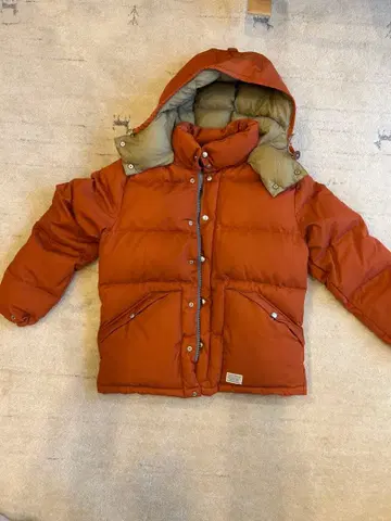 COOTIE 후드 부착 다운 자켓 오렌지