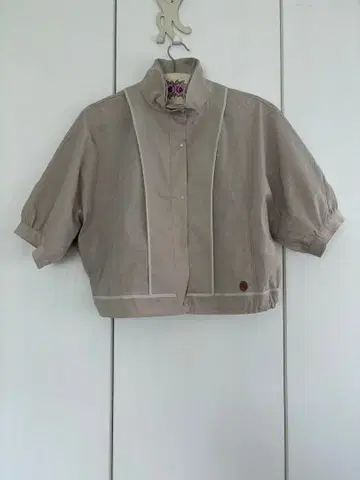 MORABITO 베이지 숏 기장 셔츠