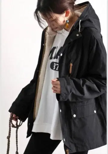 클래식 엘프 보아 라이너 포함 3way 하이브리드 마운틴 후드티