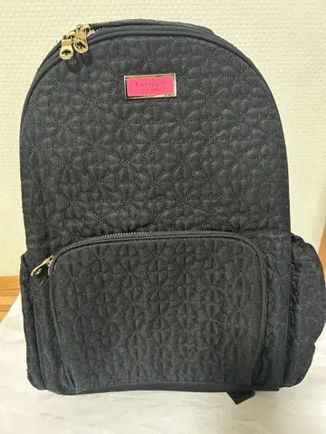 [ 새상품급 ] kate spade 퀼팅 백팩 블랙
