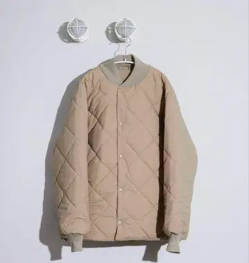 everyone random 퀼팅 재킷 (BEIGE)