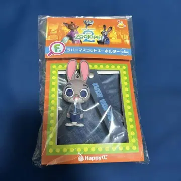 주토피아2 Happy복권 주디 홉스 러버 키링 F상