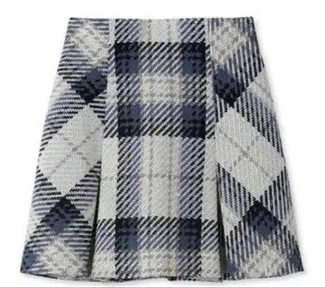 SNIDEL 로빙 체크 스커트