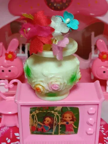 레트로 리카짱 꽃병