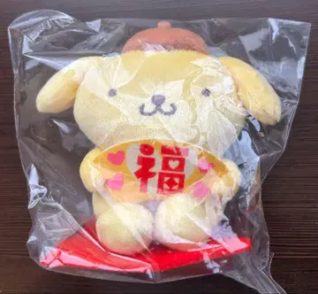 산리오 캐릭터즈 해피 마스코트 초복 부채 폼폼푸딩 세븐