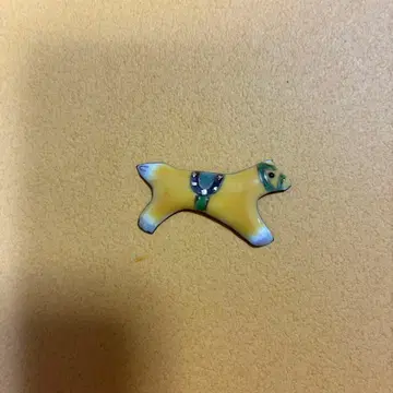 십이지 말 브로치 칠보 세공