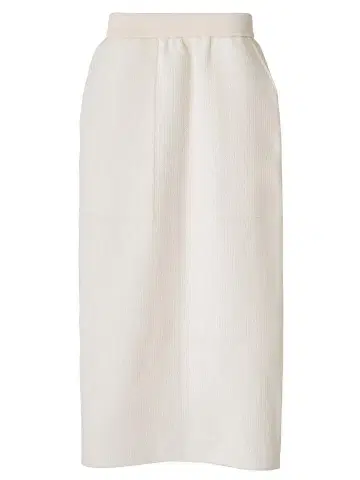 ADAWAS 아다와스 / 새상품 인레이 니트 스커트 타이트 슬릿