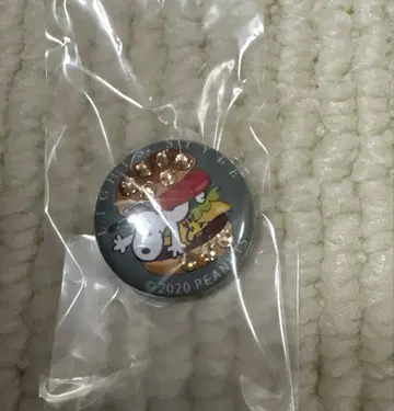 SNOOPY in 긴자 2020 캔뱃지 스와로브스키 스누피 미사용품