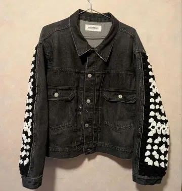 디스커버드 크로셰 데님 블루종