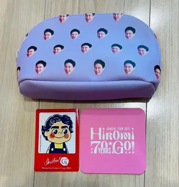 [ 미사용 새상품 ] 고 히로미 투어 굿즈 파우치 코스터 카드