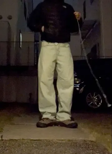 ZARA 배기 데님 38