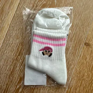 WEST. 간사이 칠색 남자 큰 축제 양말 핑크