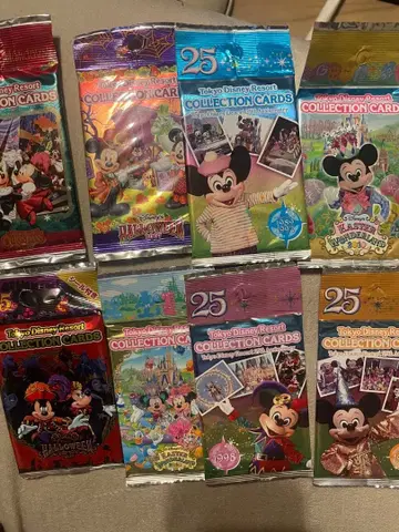 2시간 한정판 판매 도쿄 디즈니 리조트 컬렉션 카드 39팩 세트