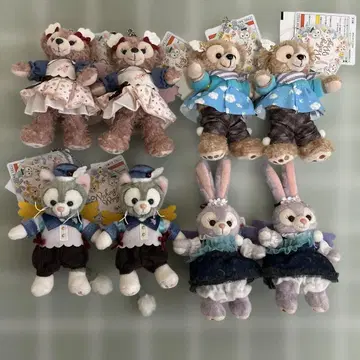 인형 배지 8개 새상품 위싱 윙스 디즈니씨