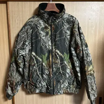 PORT AUTHORITY 카모 패턴 풀 집업 자켓 XL