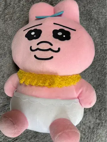 빤쮸토끼 봉제 인형 핑크색