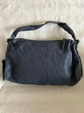 Alchimia 다크 블루 가죽 숄더백